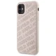 Karl Lagerfeld dėklas iPhone 11 / XR telefonui, Quilted K Pattern, rožinis