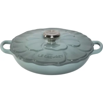 Ketinis troškintuvas Le Creuset Flower 26 cm, 2,2 l, Sea Salt