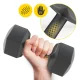 4Fizjo Bitumen Dumbbells 2 x 4 kg, Grey