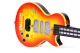 Žaislinė elektrinė gitara vaikams su infraraudonųjų spindulių jutikliu ir LED šviesomis
