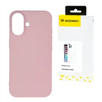 Wozinsky Silicone Case for Samsung Galaxy S25, Pink