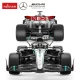 Rastar Mercedes AMG F1 W15 E radijo bangomis valdomas automobilis, 1:12, sidabrinis