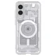 Spigen Ultra Hybrid Mag dėklas, skirtas Samsung Galaxy S25 Edge, baltas