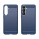 Carbon Case dėklas skirtas Samsung Galaxy S25+ mėlynas