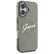 Guess dėklas iPhone 16 Plus telefonui IML Heart Case, juodas