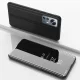 Atverčiamasis dėklas Clear View Case telefonui Xiaomi 12 Lite, juodas