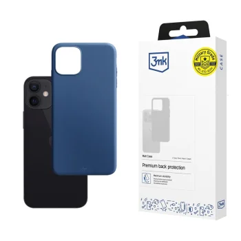 Dėklas 3MK Matt Case skirtas Apple iPhone 12 Mini, mėlynių spalvos