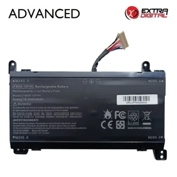Nešiojamojo kompiuterio baterija HP FM08, 14.4V, 5973mAh, 86Wh, Extra Digital