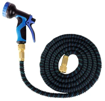 Expandable Garden Hose with Brass Connectors 7.5m to 22.5m