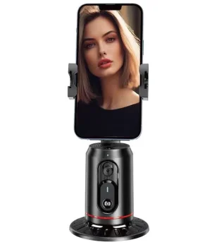 Išmanusis trikojis T-Phox iCircle su 360 AI sekimu, juodas