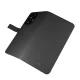 Atverčiamasis dėklas Puro Wallet Detachable MagSafe 2in1 skirtas iPhone 16 Pro, juodas