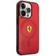 Ferrari Translucent MagSafe dėklas skirtas iPhone 14 Pro, raudonas