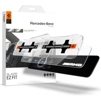 Spigen Glas.TR EZ Fit apsauginis stiklas Mercedes E-Class (2020/2021)