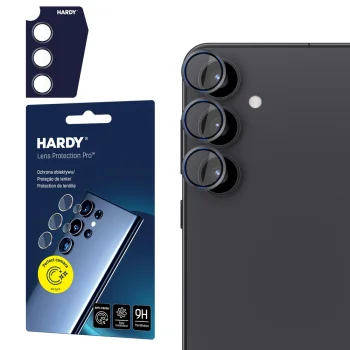 3mk HARDY Lens Protection Pro kameros stiklas Samsung Galaxy S25, juodas