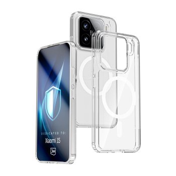 Apsauginis dėklas 3mk Armor MagCase skirtas Xiaomi 15, skaidrus