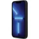 BMW Signature Liquid Silicone dėklas, skirtas iPhone 14, su MagSafe, juodas