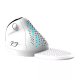Belaidė vertikali ergonominė pelė Delux M618XSD BT+2.4G RGB, balta
