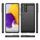 Lankstus TPU dėklas Samsung Galaxy A73 Carbon Case, juodas