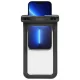 Spigen A601 Universal Waterproof Case vandeniui atsparus dėklas (2 vnt.), juodas