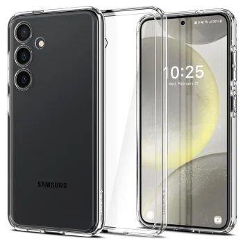 Spigen Ultra Hybrid dėklas Samsung Galaxy S24 telefonui, skaidrus