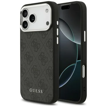 Guess 4G Classic Logo MagSafe dėklas iPhone 17 Pro Max - juodas