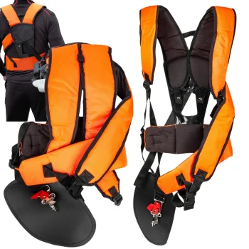 Universal Shoulder Harness for Brush Cutters and Trimmers, Orange