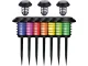 Solar Garden Lamp - Torch with RGB Lighting and Remote Control