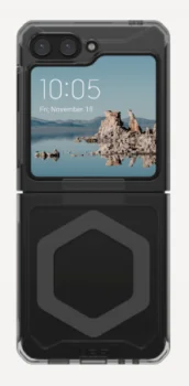 UAG Plyo MagSafe dėklas Samsung Galaxy Z Flip 5 telefonui, tamsiai pilkas