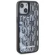 Karl Lagerfeld Liquide Glitter Monogram Gradient iPhone 15 dėklas, juodas