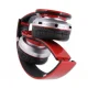Rebeltec Crystal belaidės uždedamos Bluetooth ausinės, raudonos