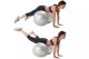 Exercise Fitness Gym Pilates Yoga Peanut Ball - Silver, 50 cm