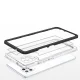 Dėklas Samsung Galaxy A42 5G telefonui Hybrid Armor Clear 3in1, juodas