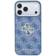 Guess 4G & Big Strass Logo dėklas iPhone 18 Pro / 17 Pro, mėlynas