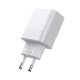 Tech-Protect C20W įkroviklis 2x USB-C PD 20W, baltas