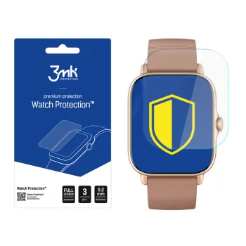 "3mk Watch Protection ARC+" apsauginė plėvelė Xiaomi Amazfit GTS 3 (3 vnt.)
