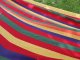Double Garden Hammock XXL with Cover, 200 x 150 cm, Striped