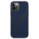 Guess Silicone Vintage Script dėklas iPhone 12 Pro Max, mėlynas