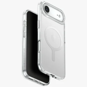 Dėklas Uniq Clario Magclick Charging skirtas iPhone Air, skaidrus