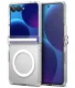Ringke Fusion Flap Magnetic dėklas skirtas Samsung Galaxy Z Flip 8, skaidrus