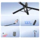 Orico SPN100 Selfie Stick Tripod with Bluetooth 5.2, Black