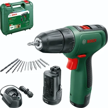 Akumuliatorinis gręžtuvas-suktuvas Bosch EasyDrill 1200, 12V, 2x1.5 Ah