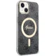Guess dėklas iPhone 14 telefonui 4G MagSafe, juodas