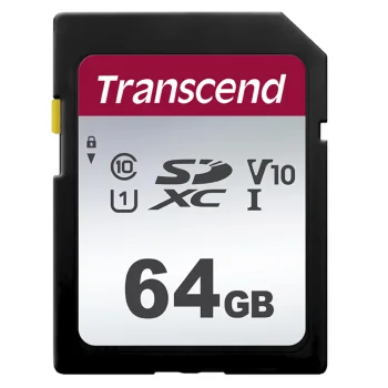 Atminties kortelė Transcend SDXC 300S 64GB UHS-I U1 V10 Class 10