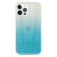 Mercedes Transparent Line mėlynas dėklas iPhone 12 / 12 Pro