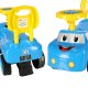 Step Car with Push Handle Kids Ride On Toy Vehicle, Blue