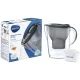 Vandens filtravimo ąsotis Brita Marella 2.4 l, pilkas