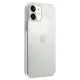 Guess iPhone 12 mini dėklas 4G 3D Pattern Collection, skaidrus