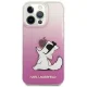 Karl Lagerfeld Choupette Fun Case for iPhone 14 Pro Max Pink