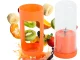 Nešiojamas belaidis kokteilinė-trintuvas 450 ml su USB įkrovimu, oranžinis
