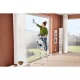 Aliumininės pakopinės kopėčios Hailo L80 ComfortLine, 4 pakopų, sidabrinės